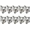 10pcs Metal Curtain Rod End Caps Quiet Track End Stop Curtain Rail Stop  Curtain Rod Accessories