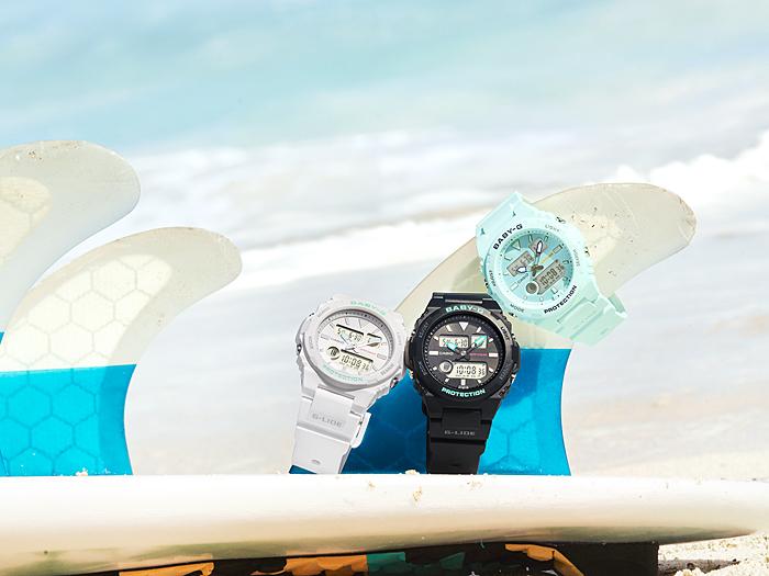 Casio Baby-G Women's Resin 100M Water Resistant Analog Shock Resistant Quartz Watch BAX-100-7A