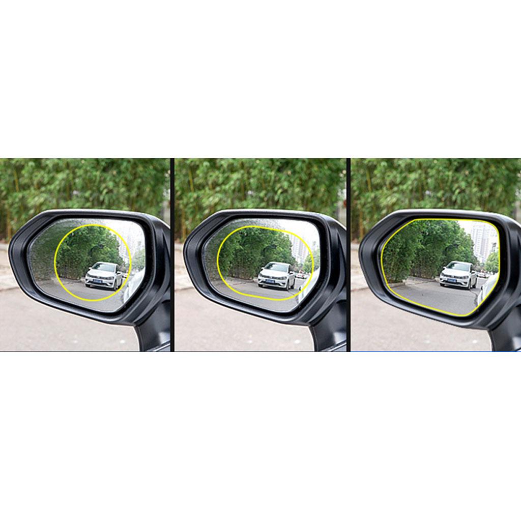 Buy 2PCS Car Side Rearview Rainproof Coating Membrane Rear View Mirror