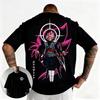 Dragon Ball Japanischer Anime Bedrucktes Herren-T-Shirt Majin Buu Jungen Kinder Harajuku Kurzarm Kinder Goku T-Shirt Sommerkleidung