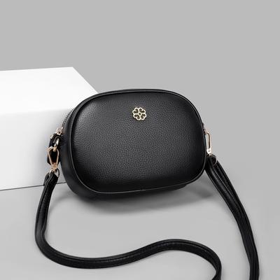Mini Small Bag Round Fashion Women Shoulder & Crossbody Bags Soft Leather Versatile Ladies Clutch Bags