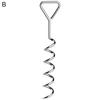 Spiral Ground Anchor High Durability Rust-proof Metal Tent Trampoline Ground Stake Spiral Anchor