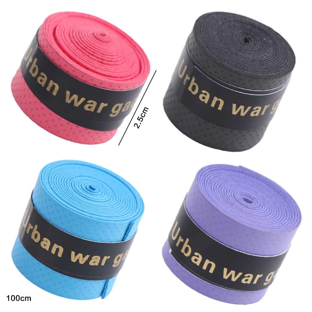 Elasticity Anti-Slip Tennis Sweat Tape PU Elasticity Badminton Racket Sweatband  Sport