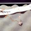Luxury Bling Aaa Zircon Love Heart Shape Necklace High Quality Exquisite Feminia Women Choker Wedding Bridal Jewelry Pendant