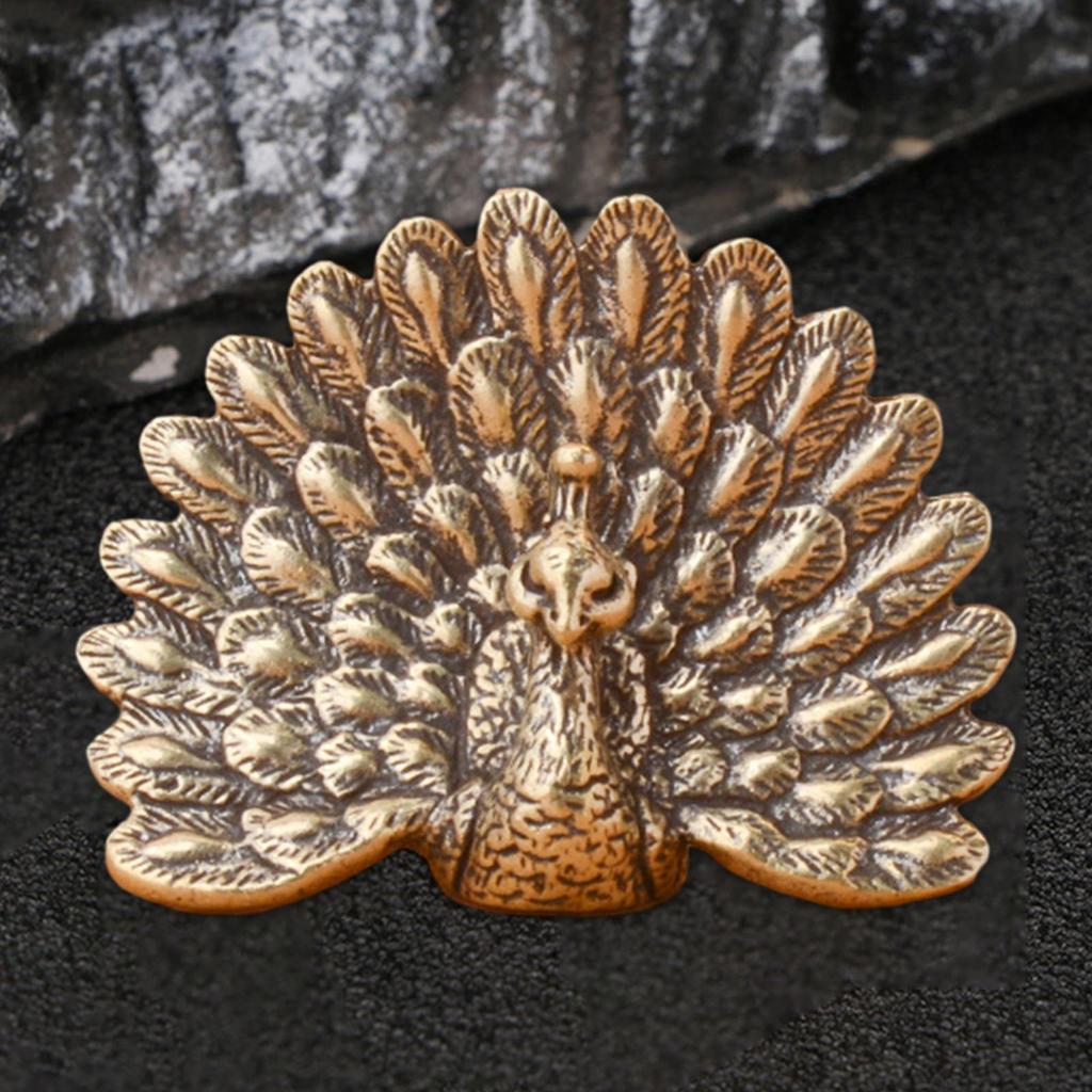Socha páva Ornament Art Decor Knihovnička Svatební dar Ornamenty do domu Stolní skříňková figurka