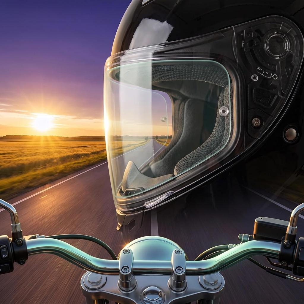 2 PCS Universal for Pinlock Visor Insert Film, Anti Fog Helmet Visor