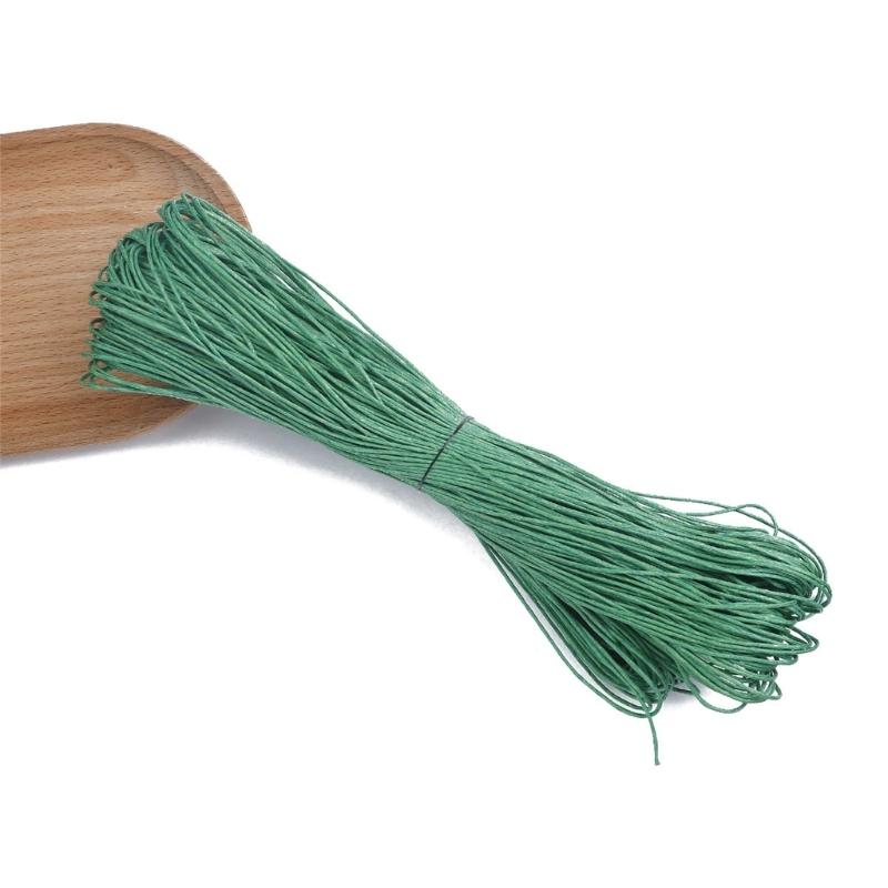 65.61yardX1mm Waxed Cotton Braiding Thread Weaving String for Handmade Bracelets Necklaces Jewelry Making Accessories