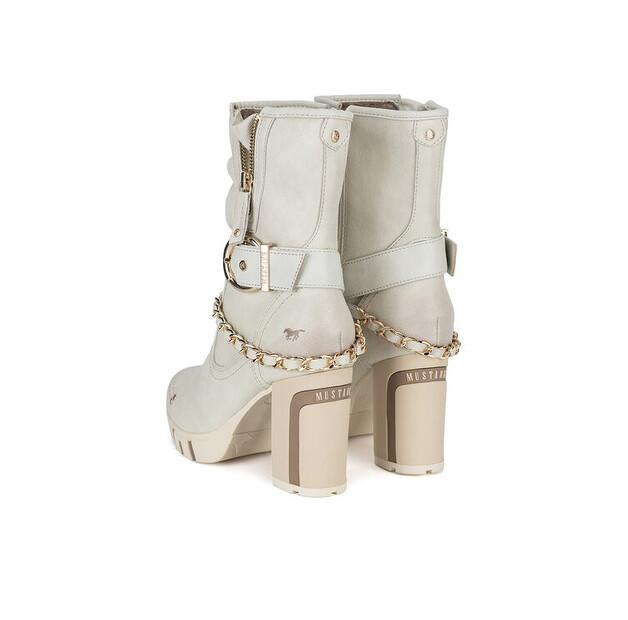 Mustang Ankle Boots 1363-505 White