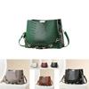 Chic Crossbody Bucket Bag For Women Modern Design Stylish Chain Detail And High Quality Pu Material