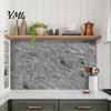 Waterproof Backsplash Decals for Bathroom 12PCS Imitation Marble Pattern Wall Stickers, Self-Adhesive EVA Easy Apply Renovation Sheets Tiles, Scratch