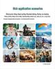 4K HD Waterproof Sports Camera with Anti-Shake, Chest & Head Mounts for Motorcycle & Diving