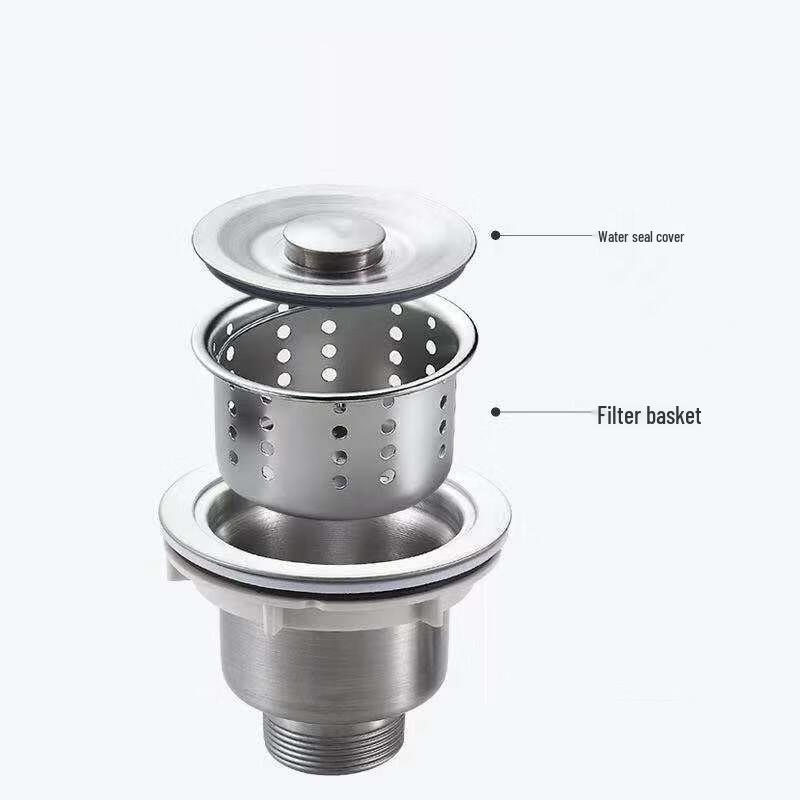 Qingwa Stainless Steel Sink Basket Strainer