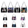 Wednesday Addams Famlily Shoulder Handbag Gothic Style Light Easy To Carry