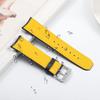 For Citizen Blue Angel 2 Generation Genuine Leather Men 22 23mm Eco-Drive Original Blue Yellow Line High Quality Watch Strap