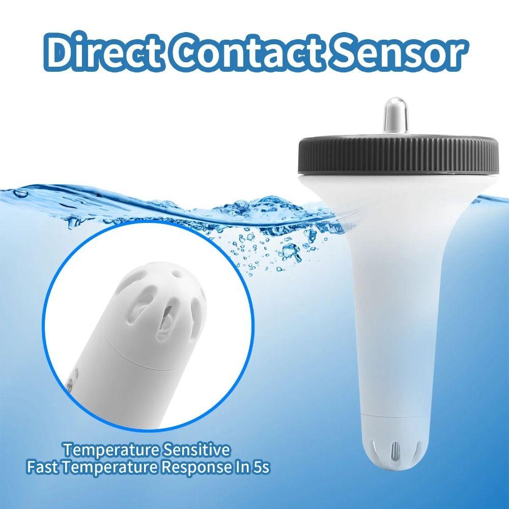 Wireless Design Wireless Water Thermometer Clear Scale Display Water Temperature Thermometer  Pond