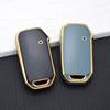 4 Buttons Full Protection TPU Car Key Fob Cover for Kia Sportage K5 K8 Cerato Sorento Soul Ray Telluride - Key Holder Key Chain