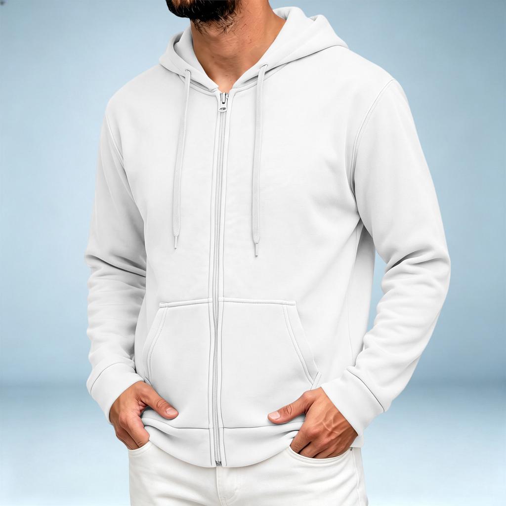 Men's Casual Hooded -Lined Jacket Color for Everyday Wear