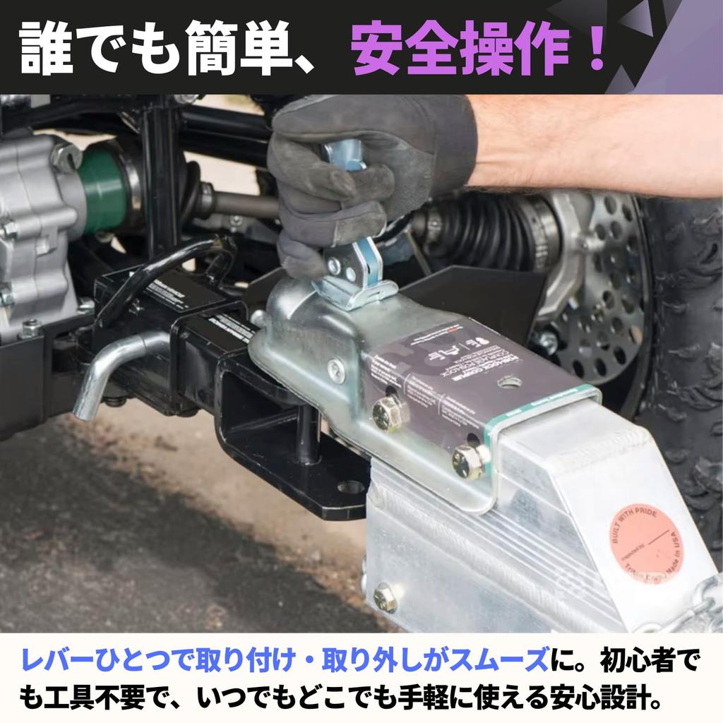 PLEAVIT Hitch Coupler, Trailer Coupler, Hitch Ball, 2-inch Mounting Width, 3-inch Mounting Width, Hitch Member, Trailer Supplies