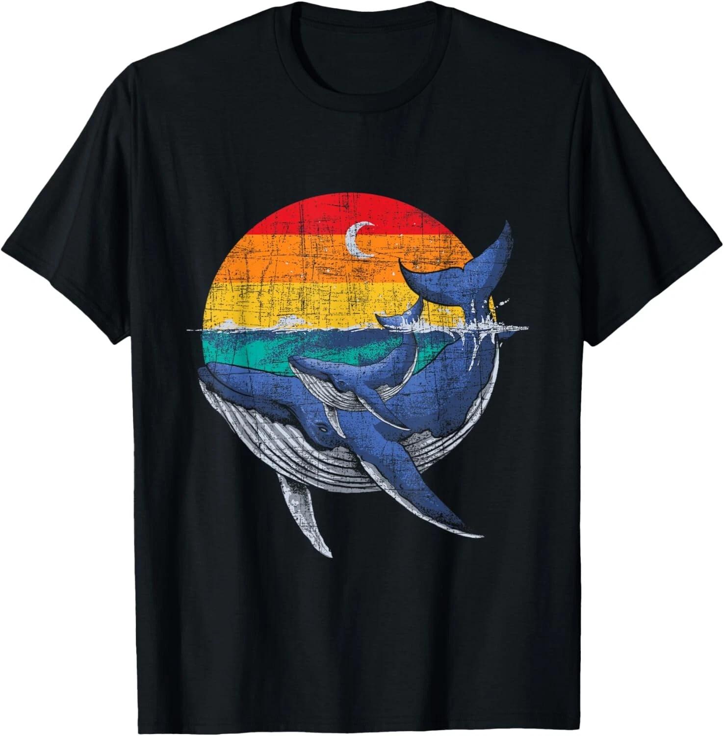 

Whale Family - Whale Lover Whales Aquarist Marine Biologist Gift Unisex T-Shirt L