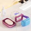 Portable Travel Soap Box with Lid, Sealed Double Decker Soap Storage Container for Toiletries Organization, Leak Proof Design