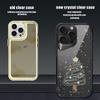 Dream Merry Christmas Tree Pattern Soft Edge Phone Case For iPhone 16 15 Pro Max 14 13 Pro Acrylic Clear Matte Shockproof Lens Protection Cover