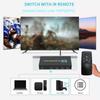 Multiviewer Switch 4x1 HDMI-Compatible Quad Seamless Switcher 4 In 1 Out Support 4K 30Hz For PS4 Camera Computer To TV Monitor