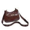 Oily Leather Retro Armpit Bag European Shoulder Bag New Mobile Phone Bag Armpit Bag