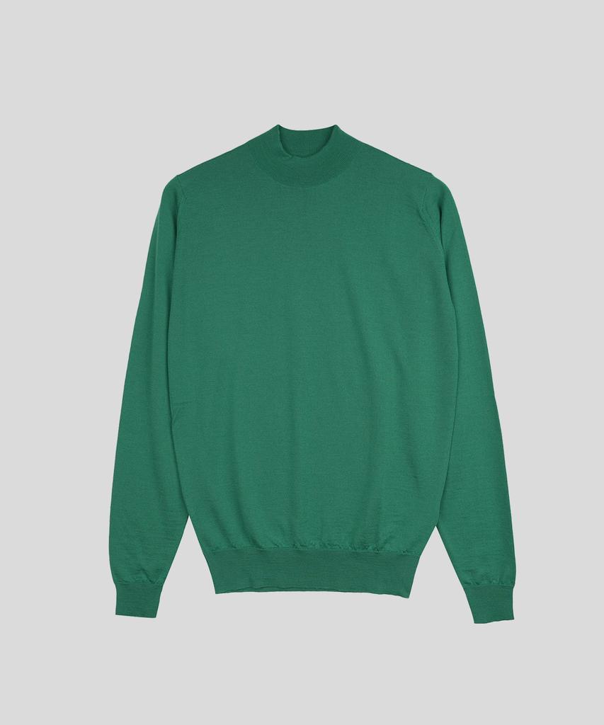 Jonseumedeulli Harcourt Merino Wool Mock Neck Knit Heritage Two 8 Colors