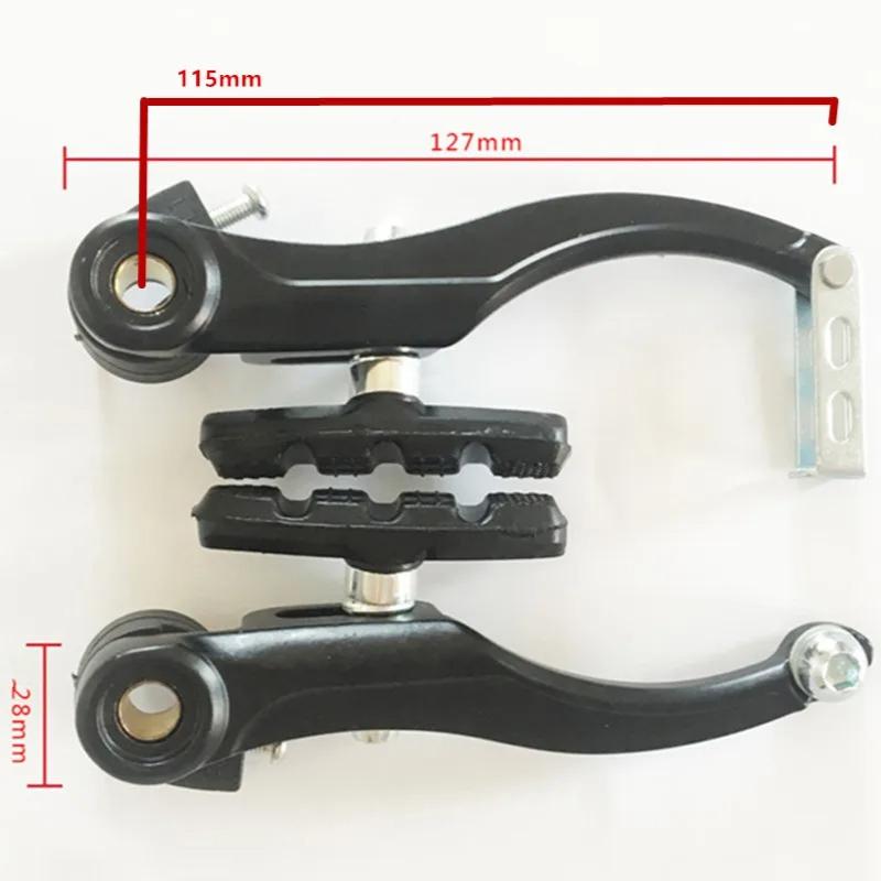 Zestaw hamulców V do roweru MTB Zestaw zacisków AL Rower górski BMX Cruiser Hamulec liniowy Z klockami i dźwigniami Czarny