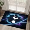 Tottenham Hotspur Design Crystal Velvet Carpet Cozy Non?Slip Printed Rug For Bedroom Living Room Entrance