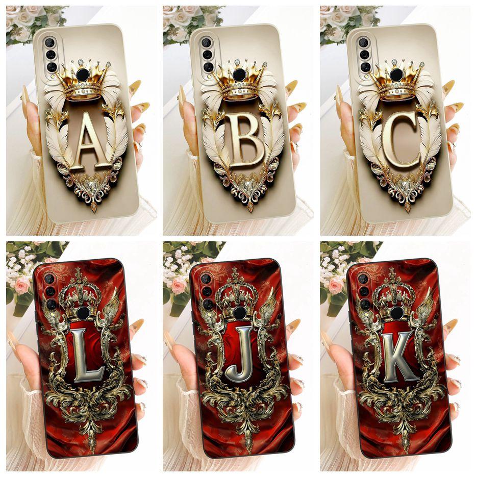 For Huawei P30 Lite Case MAR-LX1M Cool Crown Letters Cover Soft TPU Phone Case For Huawei P30 Pro P 30 Lite P30Lite P30Pro Shell
