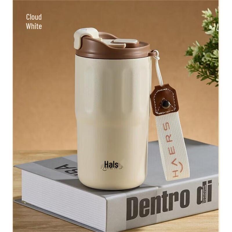 HAERS 450ml Insulated Snow-Top Coffee Mug