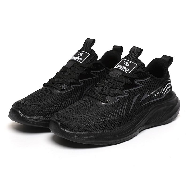 Mens Lightweight Breathable Mesh Running Shoes Outdoor Walking Jogging Comfortable Low-Heel Sneakers