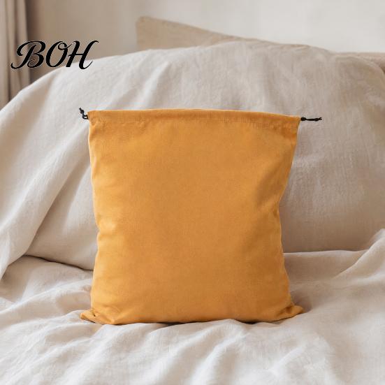 Moisture-Proof Purse Storage Suede Dust Cover Bag, with Drawstring Closure, Soft Protective Anti-Oxidation Bag Pouch, for Luxury Leather Totes
