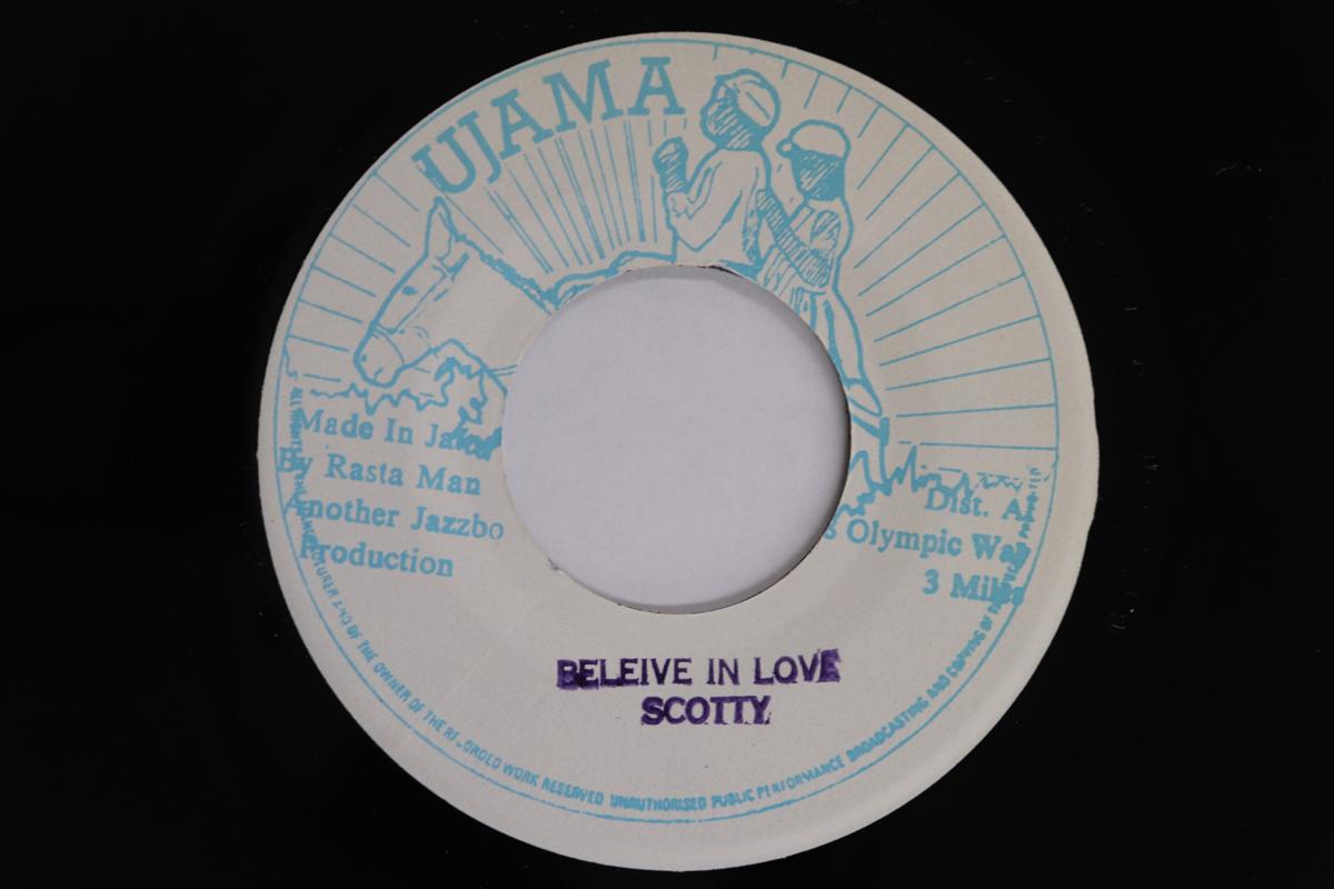 

7inch Record SCOTTY - Believe In Love / Version none Ujama 1987 Jamaica Reggae, Ska & Dub Used