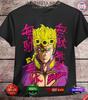 Giorno Giovanna JoJo's Bizarre Adventure Shirt Anime JJBA Tee T-Shirt Vento Toon