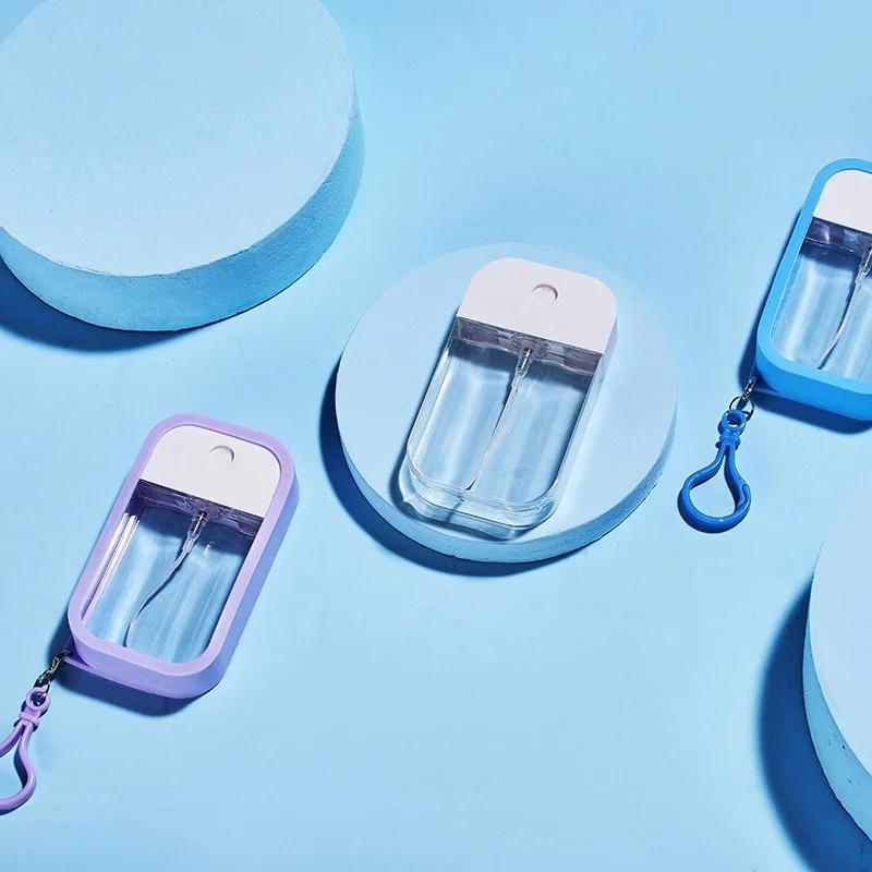 1set 50ml Card Spray Container Perfume Alcohol Sub-bottling Disinfection Water Handy Journey Sub-pack LeakProofDesign
