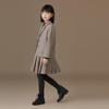 HachiHachi Girls' Vintage Plaid Blazer