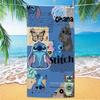 American Cartoon Figure Print Thick Microfiber Beach Towel Quick Dry Bath Blanket For Kids