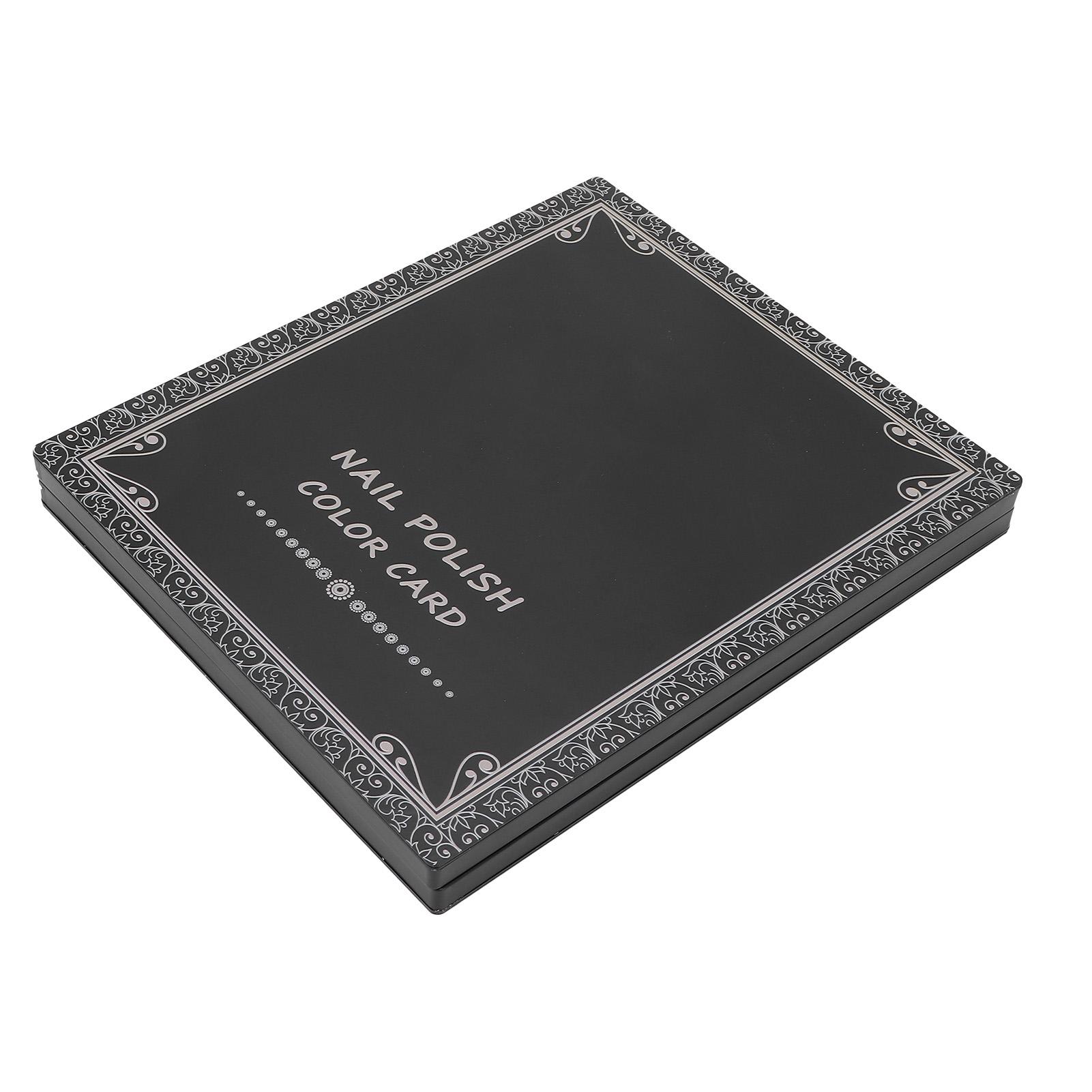 

84 цвета Дисплей для показа цвета типсов Книга-диаграмма Салон Гель-лак для ногтей Цветовая карта