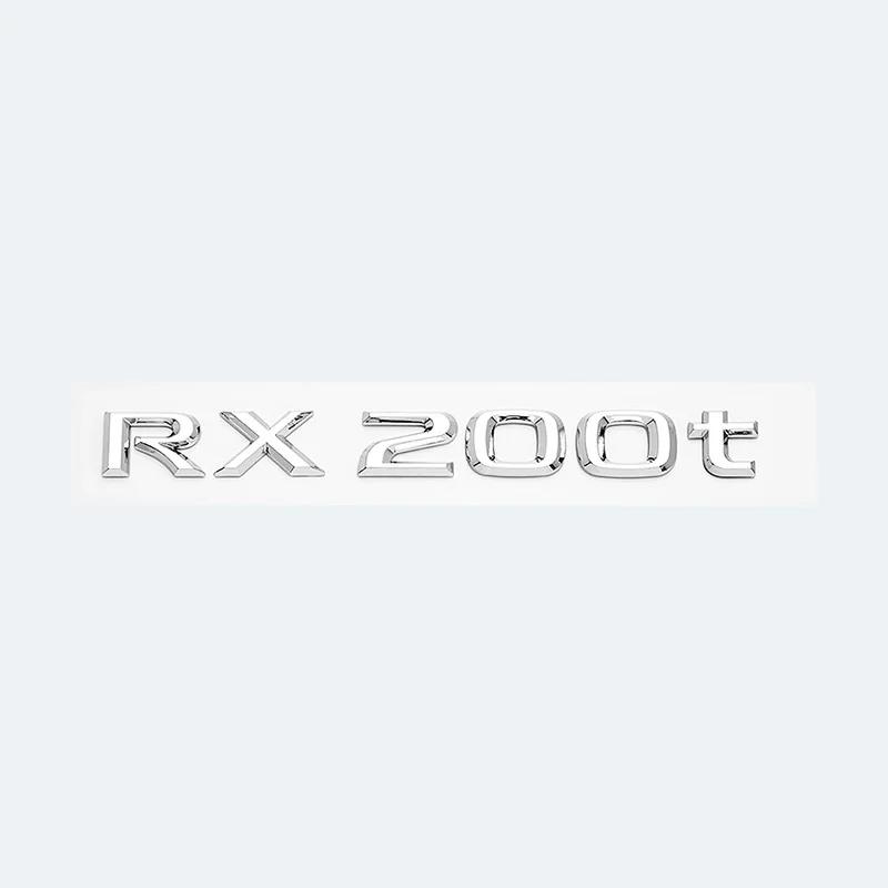 3D Chrome Glossy Black ABS RX200t RX270 RX300 RX350 RX450h RX450hL HYBRID Emblem for LEXUS Car Trunk Trunk Rear Logo Sticker