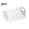 Multifunctional Desk Storage Box Clear Magazine Holder 3/4-Compartment Organizer Vertical Bookend File Decorative Bookshelf Decor for Home