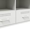 TV Stand White 100.5 x 39 x 50.5 cm Steel