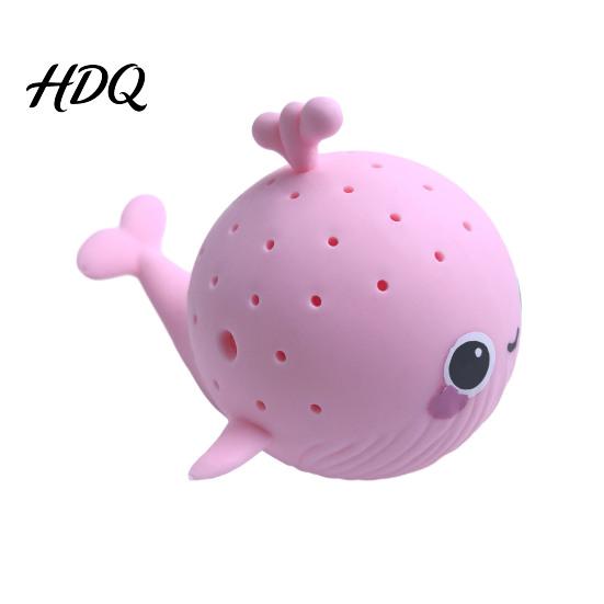 Durable Stress Ball Squeeze Toy Whale Shape Slow Rebound Decompression Relief Bright Color Desktop Ornament Sensory Fidget