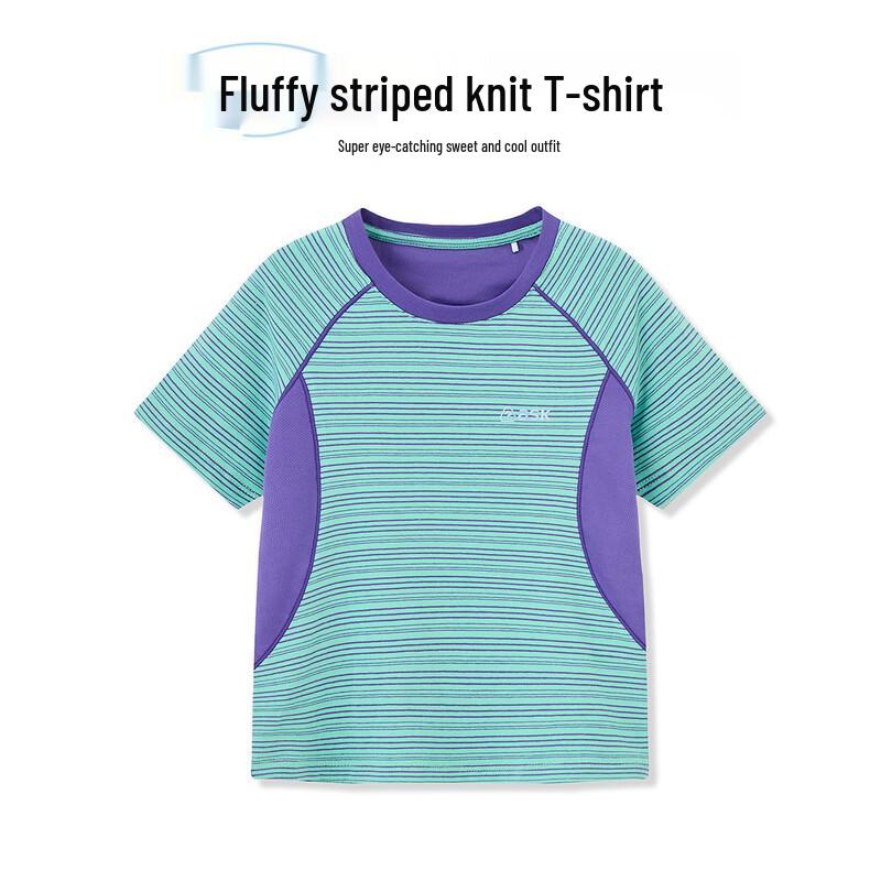 ASK JUNIOR Girls  Striped Breathable T-Shirt EU 38