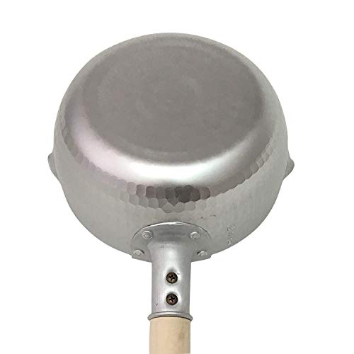 Taniguchi Metal Yukihira Pot, Gas Stove Only, 18cm, 1.8L, Made In Japan, Lightweight, for Stews and Miso Soup, by a Japanese Craftsman