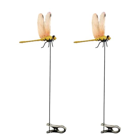 

Yousheng 2/6Pcs Dragonfly Hat Clip Vibrant Color Fake Dragonfly Design Ornament Display Hat Clips Hat Accessory 2pcs
