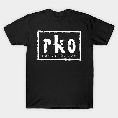 Asian Size Men Print T-shirt Rko Nwo Randy Orton No-Cut Heat Transfer Print Cotton Tshirt