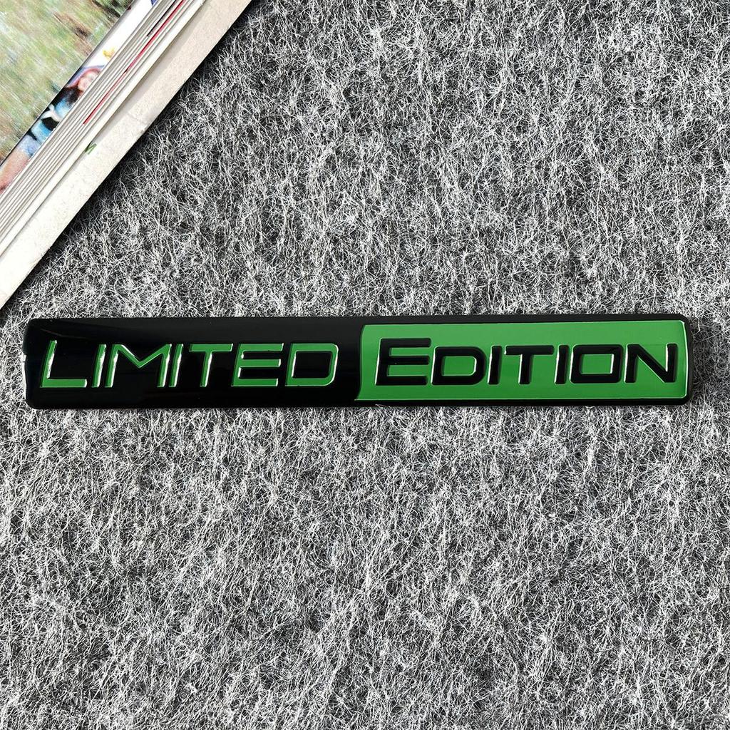 Autocollants de Voiture Édition Limitée Logo 3D Aluminium Badge de Moto Garde-boue Latéral de Voiture Coffre Arrière Emblème Autocollant