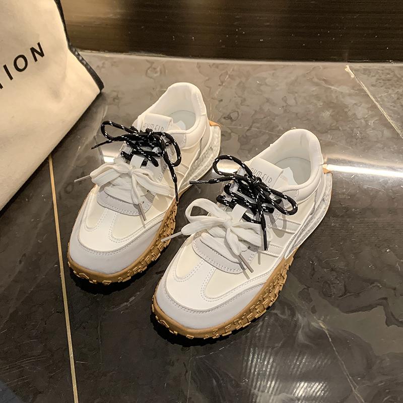 Мода 2024 Новая мода Кроссовки Женские Удобные Трендовые Туфли Толстая Подошва Высота — фото 6